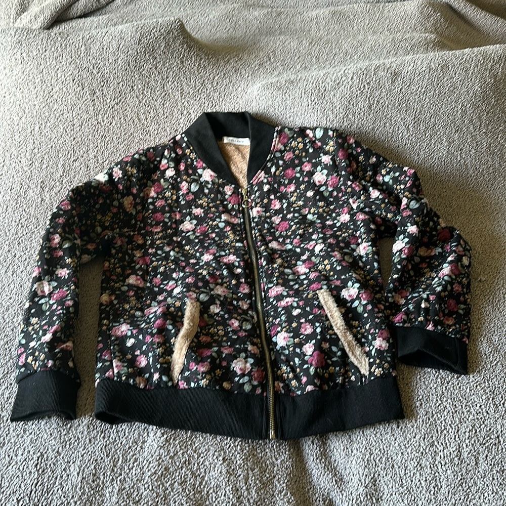 Cotton blend bomber jacket with soft lining size L